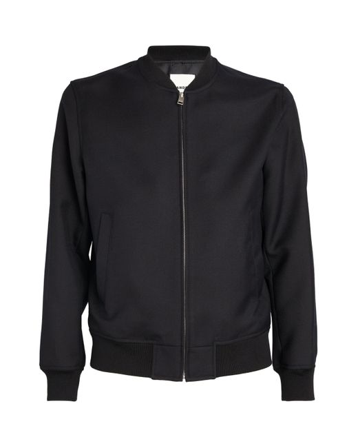 Sandro Black Zip-Up Bomber Jacket for men