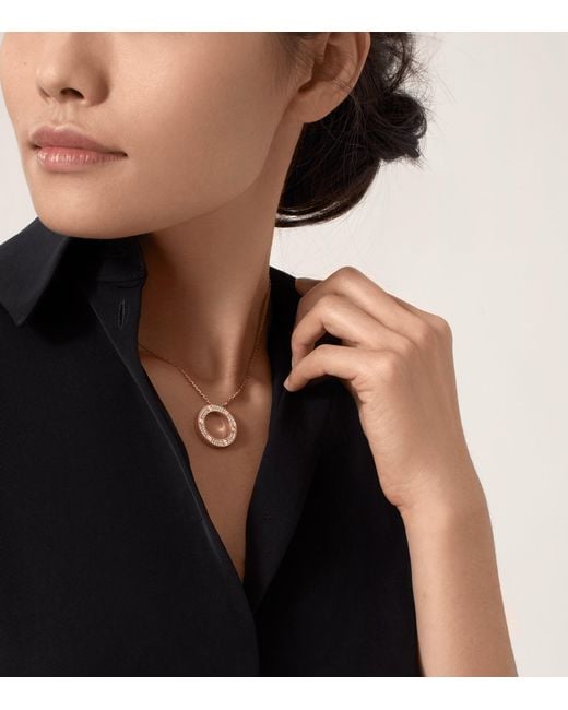 Cartier Metallic And Diamond Love Necklace