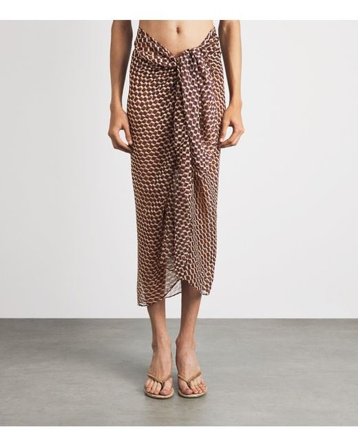 Away That Day Brown Santorini Sarong