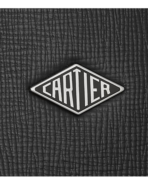 Cartier Black Leather Losange Document Holder for men