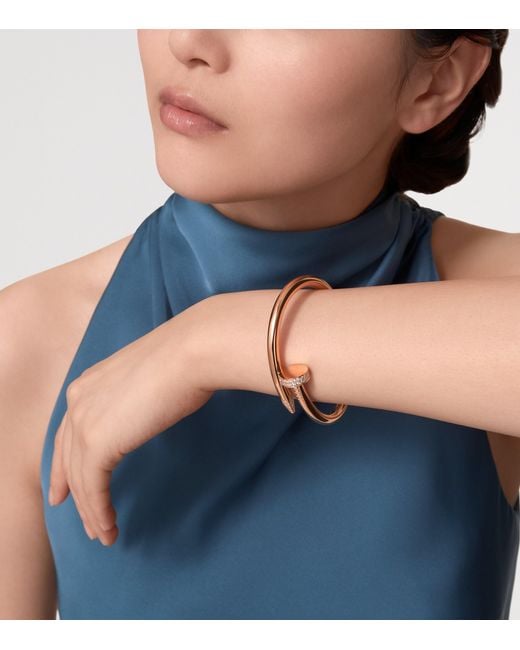 Cartier White And Diamond Juste Un Clou Bracelet