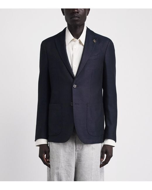 Pal Zileri Blue Brera Blazer for men