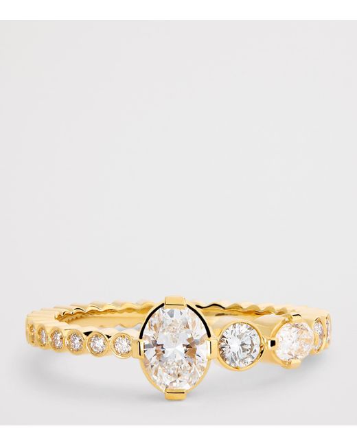 Sophie Bille Brahe Metallic And Diamond Starry Sky Ensemble De Sky Ring