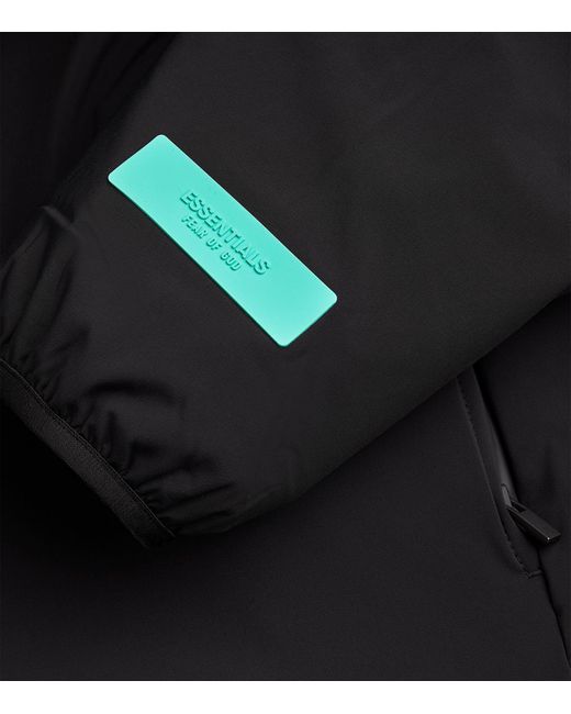 Fear Of God Black Logo-patch Zip-up Jacket for men