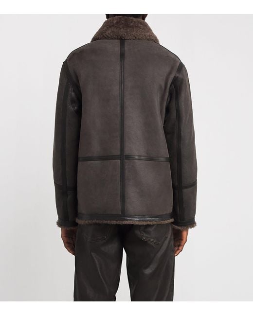 Belstaff Brown Shearling Snowfield Jacket for men