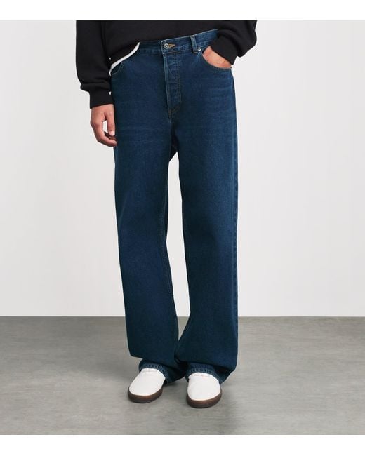 The Row Blue Siouxie Straight Jeans for men