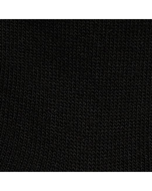Doré Doré Black Egyptian Cotton-Blend Eureka Trainer Socks for men