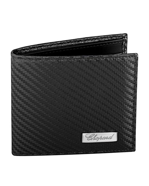 Chopard Black Classic Racing Bifold Wallet for men