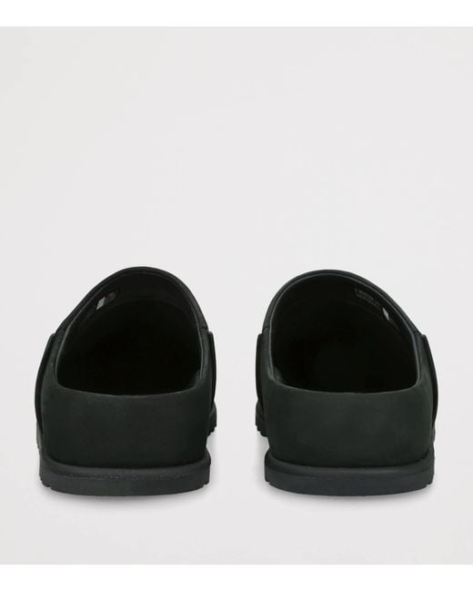 Ugg Black Suede Otzo Clogs for men