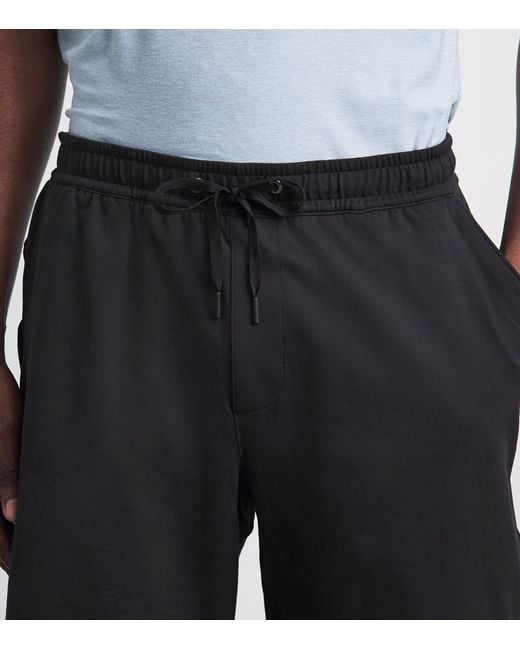 vuori Black Ponto Re/Actv Sweatshorts for men