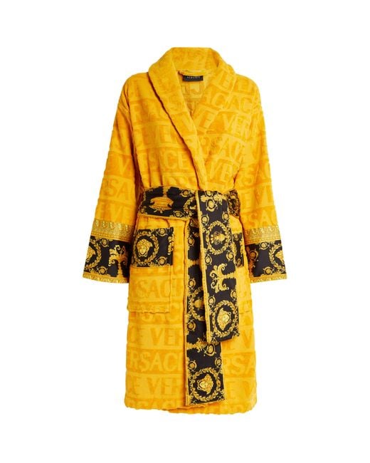 Versace Yellow Baroque Robe