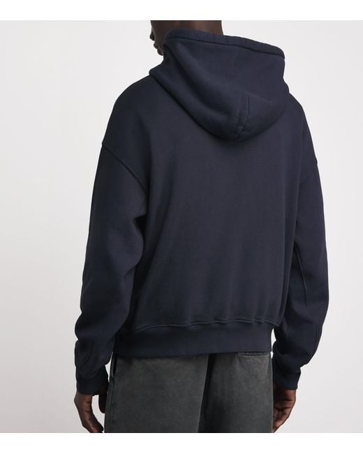 Agolde Blue Cotton Boyce Hoodie for men