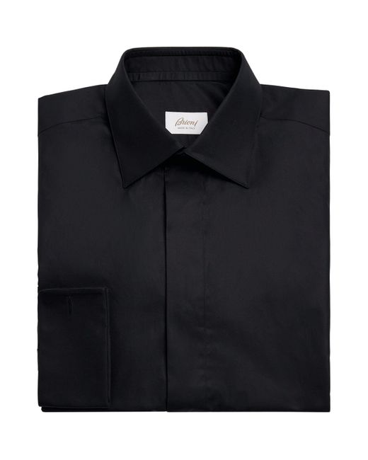Brioni Black Cotton Shirt for men