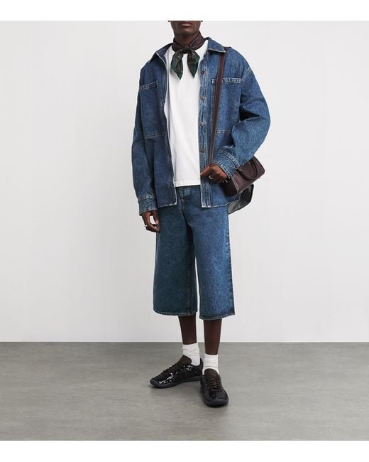 Agolde Blue Oversized Atticus Denim Shirt for men