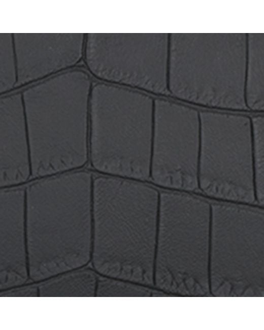 Saint Laurent Black Large Alligator Leather Sac De Jour Bauletto Messenger Bag