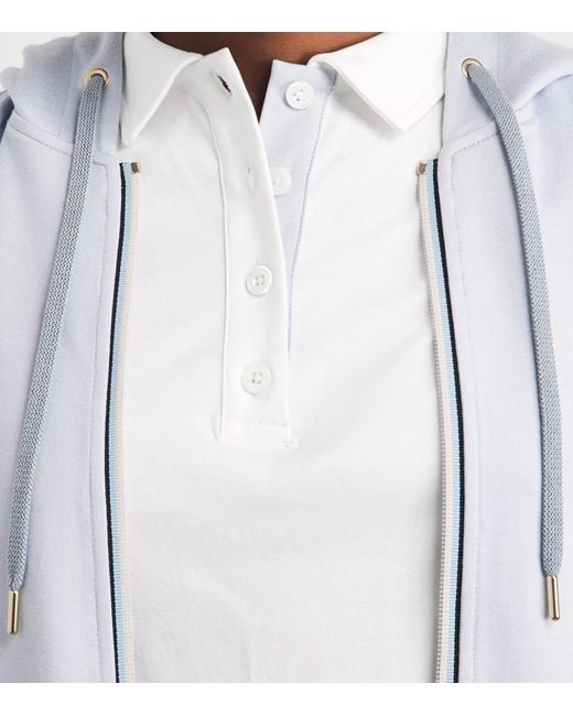 Eleventy White Blusa Polo Shirt