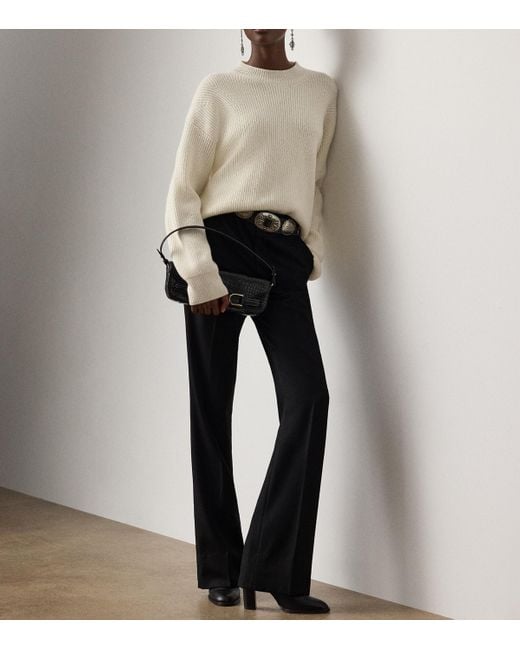 Ralph Lauren White Cashmere Sweater
