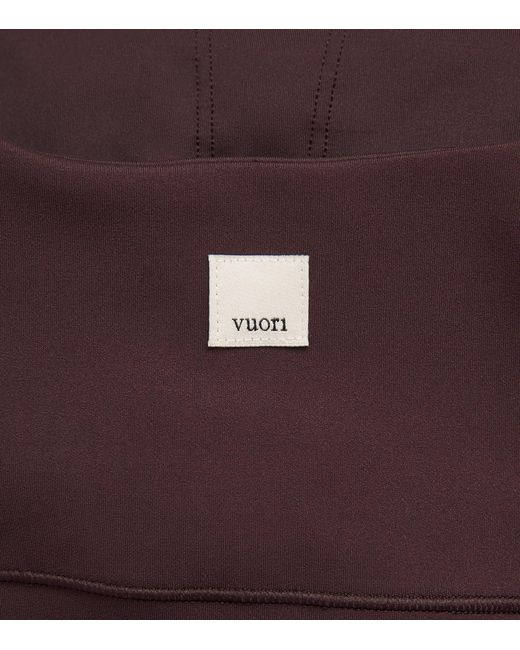 vuori Purple Alltheform Support Tank Top
