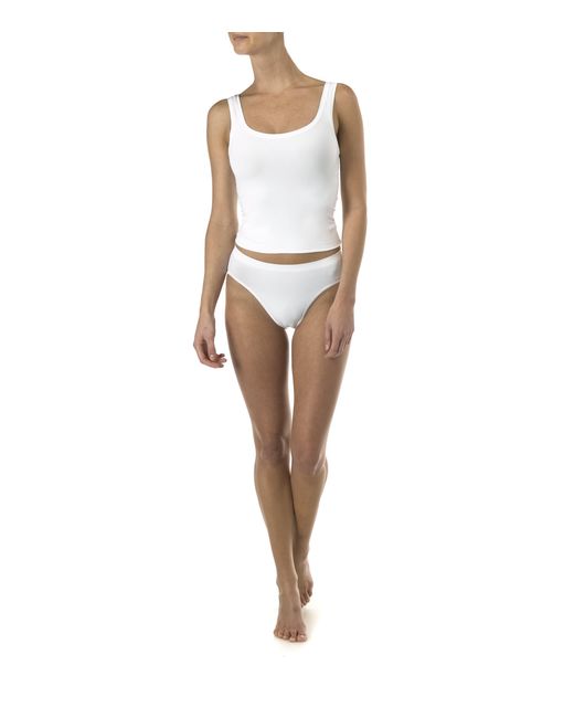 Hanro White Soft Touch Bikini