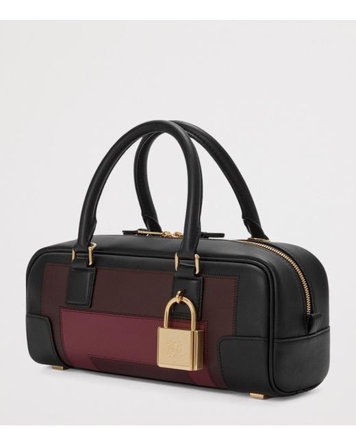 Loewe Black X Albers Leather Amazona 23 Top-Handle Bag