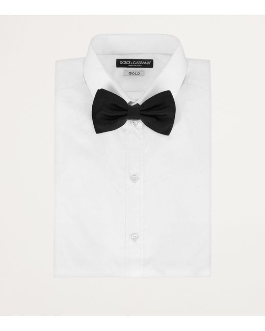 Dolce & Gabbana Black Silk Bow Tie for men