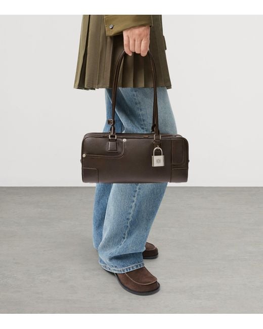 Loewe Black Calfskin Amazona 31 Panta Shoulder Bag