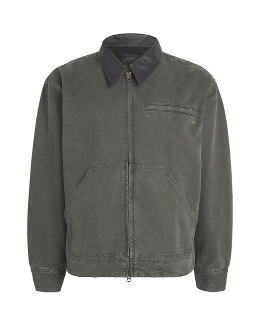 Rag & Bone Gray Workwear Denim Shacket for men