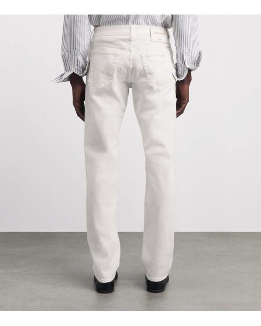 Jacob Cohen White Bard Slim Jeans for men