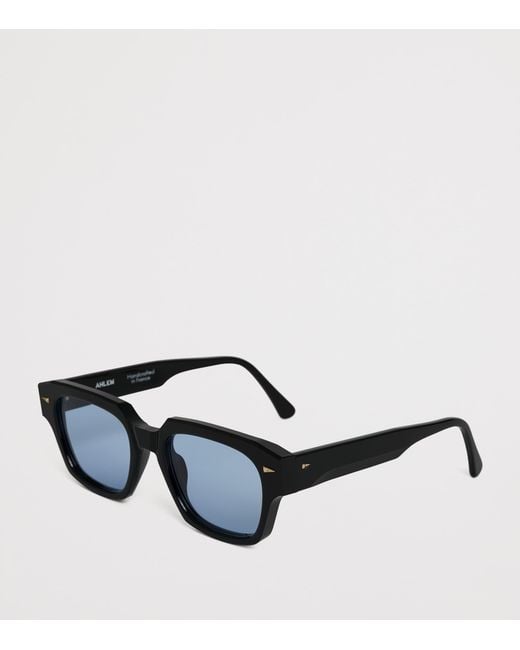Ahlem Black Rivoli Rectangle Sunglasses for men