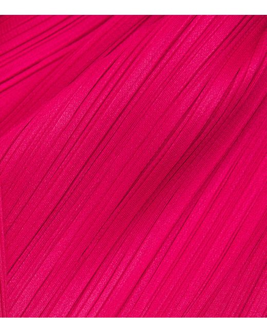Pleats Please Issey Miyake Red New Colorful Basics Trousers