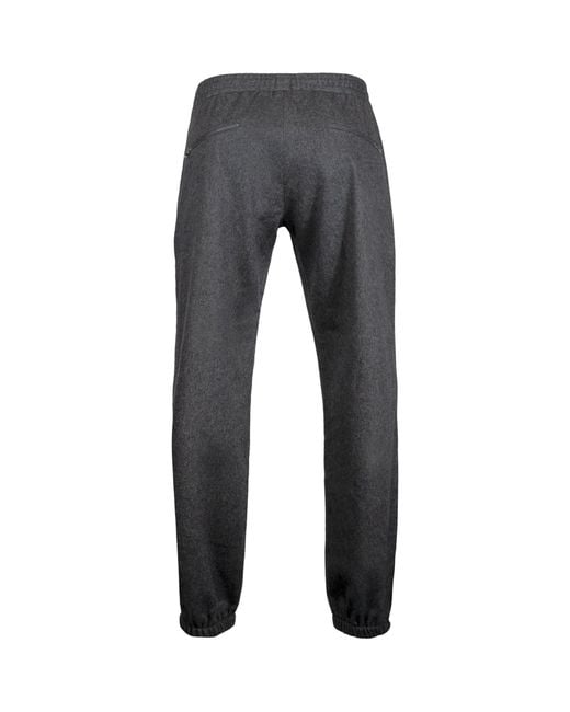 Alan Scott Gray Cashmere-Blend Sweatpants for men