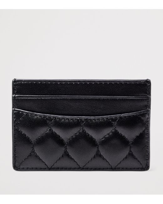 Aspinal Black Leather Slim Card Holder