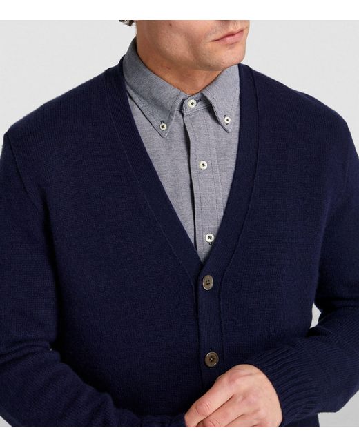 Polo Ralph Lauren Blue Cashmere Cardigan for men