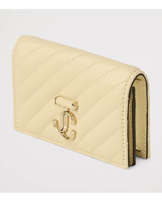 Jimmy Choo Natural Curve Nello Leather Wallet