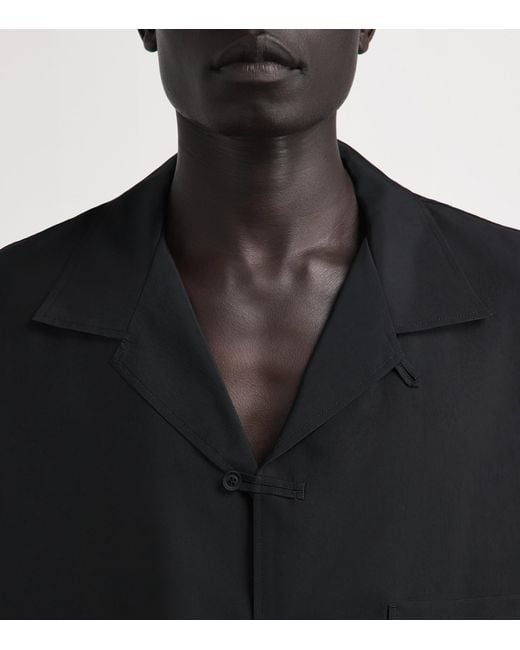 Yohji Yamamoto Black Relaxed Shirt for men