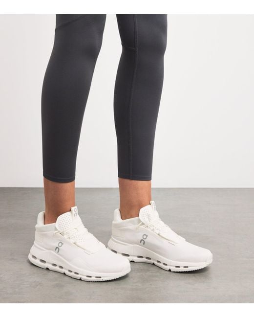 On Shoes White Cloudnova 2 Trainers