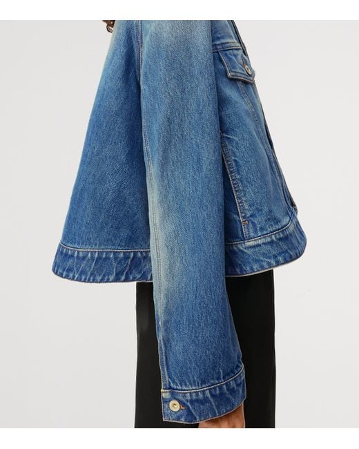 Loewe Blue Trapeze Denim Jacket