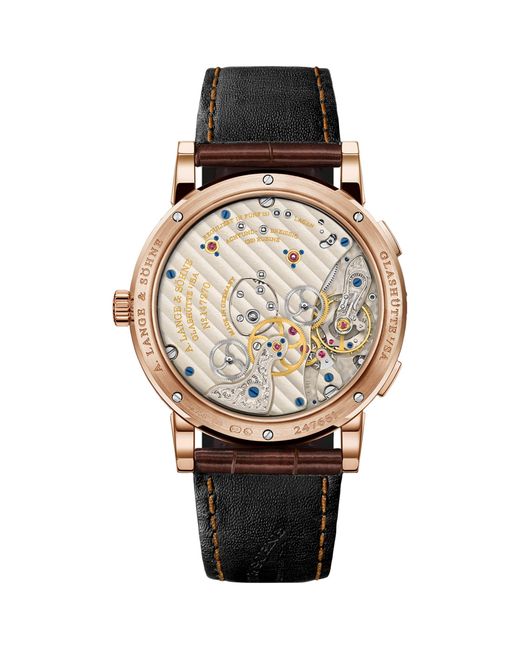 A. Lange & Sohne Metallic Lange 1 Time Zone Watch for men