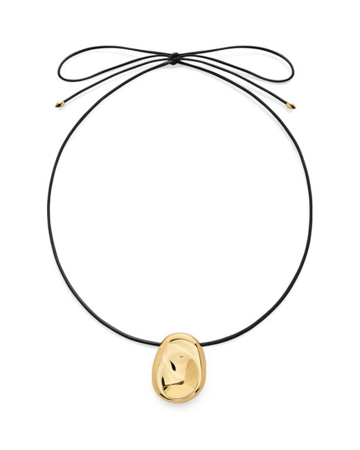 Monica Vinader Metallic Vermeil Aria Cord Necklace