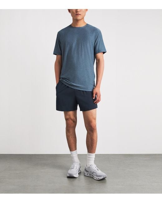 vuori Blue 5' Lined Course Shorts for men