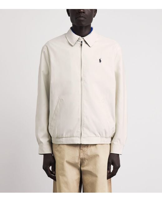 Polo Ralph Lauren White Lined Polo Pony Jacket for men