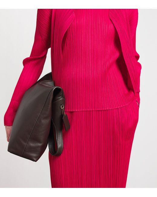 Pleats Please Issey Miyake Pink Short-Sleeve New Colorful Basics 4 Top