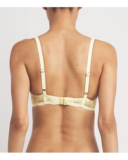 Fleur du Mal Natural Lace Bianca Balconette Bra