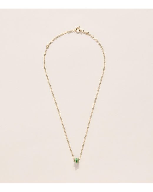 Spinelli Kilcollin Natural And Emerald Vesta Necklace
