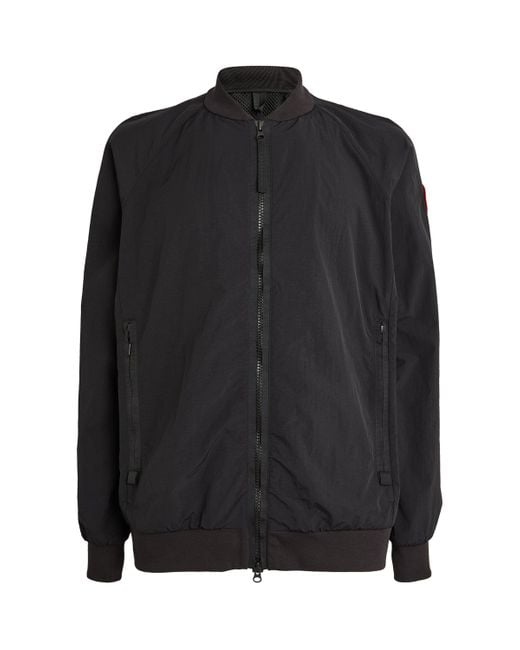 Canada Goose Black Faber Bomber Jacket for men