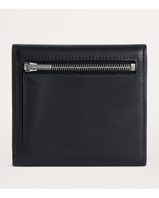 Balenciaga Mini Leather Rodeo Wallet in Black for Men | Lyst