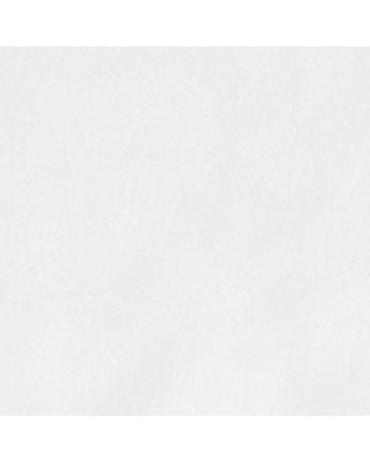 Dolce & Gabbana White Cotton Tie-Detail Shirt