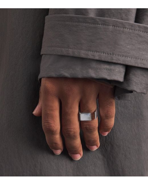 FYR Natural Sterling Isis Ring for men