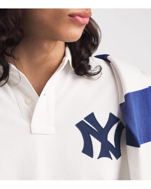 Polo Ralph Lauren White X Yankees Cotton Polo Shirt for men