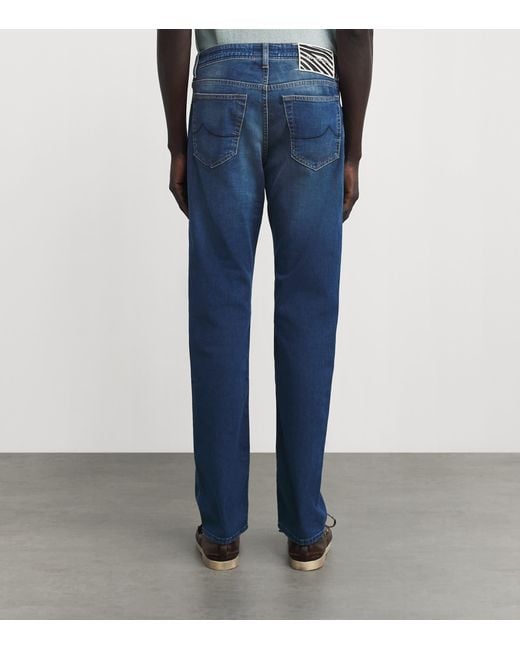 Jacob Cohen Blue Bard Slim Jeans for men